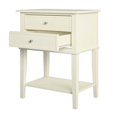 thumbnail image 2 of Ameriwood Home Franklin Accent Table with 2 Drawers in Soft White, 2 of 6