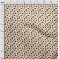 thumbnail image 4 of oneOone Rayon Light Beige Fabric Floral Craft Projects Decor Fabric Printed By The Yard 56 Inch Wide, 4 of 4