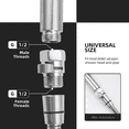 thumbnail image 2 of Shower Head Shut Off Valve Shower Flow Control Valve G1/2 Flow Pressure Regulator for Handheld Shower Bidet Sprayer, 2 of 9