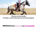 thumbnail image 4 of Fouet à Cheval, Cuissard Court en Cuir de Qualité Supérieure, Robuste et Résistant à l'Abrasion, Poignée Antidérapante Confortable, Fouet à Cheval de 25,6 Po avec Embout Fouet de 7,9 Po pour les Passionnés d'Équitation, 4 of 7