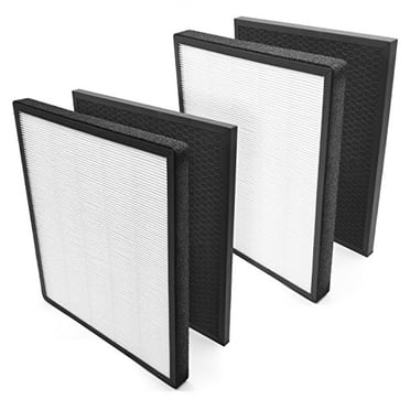 LEVOIT Purificateur d'Air LV-PUR131 Filtre de Remplacement Véritables Filtres HEPA et au Charbon Activé Ensemble, LV-PUR131-RF, (Lot de 2)