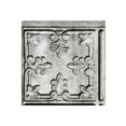 thumbnail image 2 of FASÄDE Traditional Style/Pattern 10 Decorative Vinyl Backsplash Panel in Crosshatch Silver (6X6 Inch Sample), 2 of 4