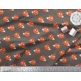 thumbnail image 3 of Soimoi Gray Rayon Fabric Fox Stripe Print Sewing Fabric Yard 42 Inch Wide, 3 of 3