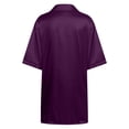thumbnail image 5 of LOVZFMLL Robes pour Femmes Mini Robe Chemise en Satin Fendue Boutonnée Super Douce Confortable Pyjama Vêtements de Détente, 5 of 5