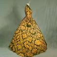 thumbnail image 4 of UPPADA Costumes Gothiques pour Femmes à Manches Longues Victorian Dresses Robe Corset Grande Taille Robe Maxi Fluide Robe de Fête Cocktail Robe Lacée Robe de Mascarade Jolies Robes de Bal Offres Éclair du Jour, 4 of 5