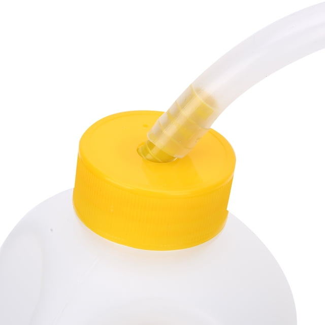 LAFGUR PVC 1700ml Hospital Male Pee Bottle Urine Collector Storage W/ Pipe Fit Patients
