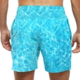 thumbnail image 4 of Kakii Men's Swim Trunks Hawaiian Bathing Mesh Lining Suit Swimsuits Beach Shorts with Pockets, 4 of 6