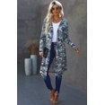 thumbnail image 1 of AAMILIFE Mode pour Femmes 2041 Cardigan en Tricot Douillet à devant Ouvert à Manches Longues Long, 1 of 5