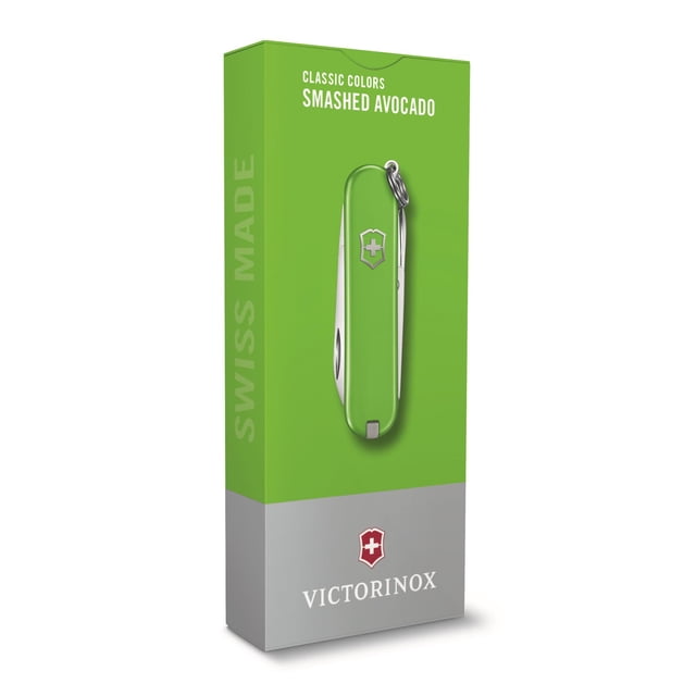 Victorinox Classic SD Couteau de Poche Vert Pâle à 7 Fonctions