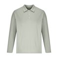 thumbnail image 5 of RXIRUCGD Chemise Décontractée pour Homme à Manches Longues avec Boutons, Poche et Col Rabattable, Gris, Taille : M, 5 of 5