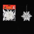 thumbnail image 3 of Pendentif Flocon de Neige Blanc en Plastique, 3 of 5