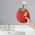 thumbnail image 2 of Towels for Bathroom, Set of 1 Cute Fruit Decorative Fuzzy Ball Hand Towel with Loop for Kitchen, 2 of 5