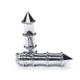 thumbnail image 3 of Krator Poignées de Guidon de Moto 1 Pouce Paire Compatible avec Harley Davidson Softail Croix Os Deuxce Rocker, 3 of 3