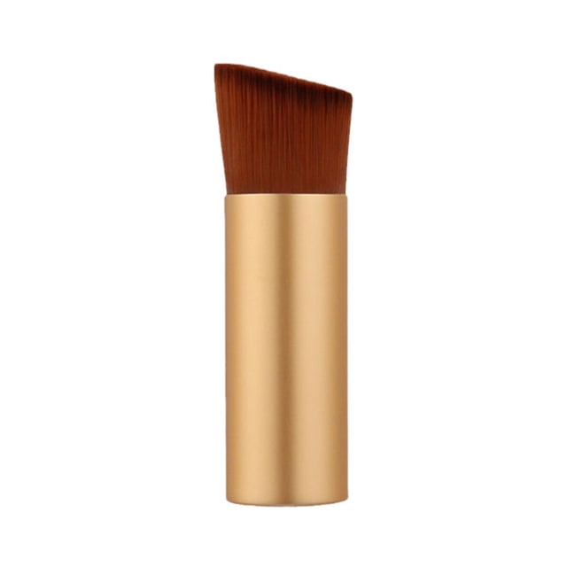 Make Up Foundation Brush Flat Angled Head Liquid Powder Cream Bru sh G4M5