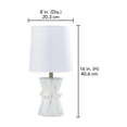 thumbnail image 4 of Mainstays 16 inch Polyresin Table Lamp, 4 of 5