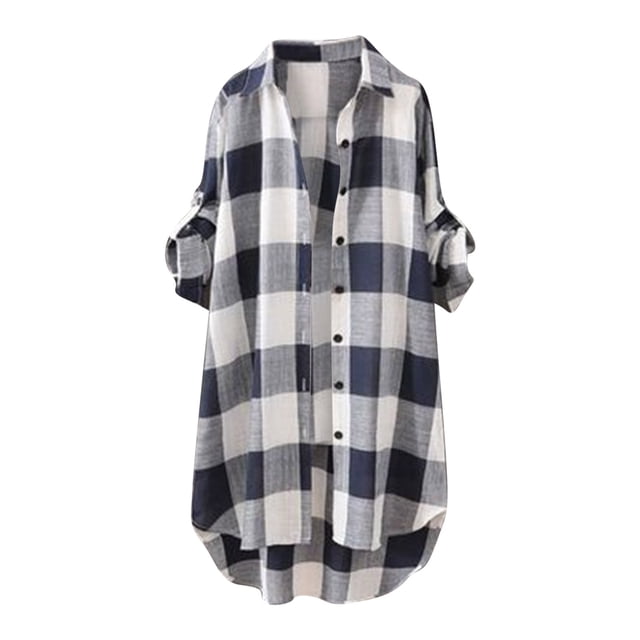 CEHVOM Femmes Dames Chiffon à Manches Longues Chemise OL Décontractée Ample Hauts Blouse Liquidation