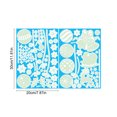 thumbnail image 2 of Christmas Window Stickers Light Up In The Dark Snowflake Design 30 cm x 20 cm PVC Reusable Electrostatic Adhesive Decorations, 2 of 6