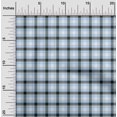 thumbnail image 2 of oneOone Polyester Spandex Light Blue Fabric Check Fabric For Sewing Printed Craft Fabric By The Yard 56 Inch Wide, 2 of 4