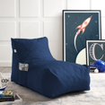 thumbnail image 1 of Loungie Resty Memory Foam Sofa Nylon Indoor/ Outdoor Self Expanding Water Resistant Sleeper Couch, Navy, 1 of 9