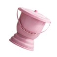 thumbnail image 1 of Handheld Spittoon with Lid Portable Urinal Bottle for Urine Bucket Home Bedroom Pink, 1 of 8