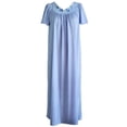 thumbnail image 1 of Velrose Lingerie Shadowline Long Flutter Sleeve Nightgown 32280/32280X, 1 of 4