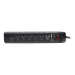 Eaton Tripp Lite Series Surge Protector Power Strip 120V 7 Outlet RJ11 6' Cord 1440 Joule - Surge protector - 15 A - AC 120 V - 1.8 kW - output connectors: 7 - black - for P/N: CLAMPUSBLK, CLAMPUSW