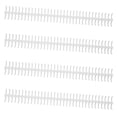 thumbnail image 4 of Loose Leaf Rings, Easy To Install Plastic Binding Spine With 12mm Inner Diameter For Home Or School Use White, 4 of 8