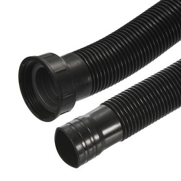 Unique Bargains ABS Drain Pipe Expandable Sink Tubing Flexible Drainage Pipe Black