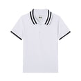 thumbnail image 1 of Polos pour Petits Garçons Polo Blanc Garçons Enfants Chemises à Manches Courtes Chemises de Collation des Grades Chemises de Rugby Tenue Garçons 6-7 Ans, 1 of 2