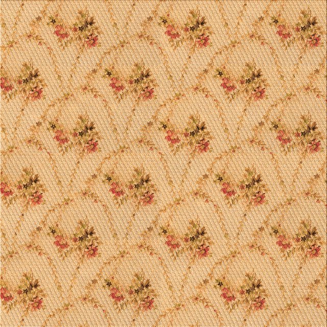 Ahgly Company Machine Washable Indoor Square Transitional Pumpkin Orange Area Rugs, 8' Square