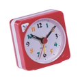 thumbnail image 4 of GUOOL Classic Mini Battery Alarm Clock Small Sauqre Travel Clock With Light And Snooze Red, 4 of 5