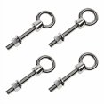 thumbnail image 2 of US Cargo Control Stainless Steel Shoulder Eye Bolts - Type 316-1/2" x 4" L - 4 Pack, 2 of 3