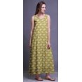 thumbnail image 2 of Bimba Robe de Nuit en Rayonne Imprimée pour Femmes, Sans Manches, Tenue de Nuit, Robe Maxi - m, 2 of 5