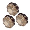 thumbnail image 1 of Cabinet Cup Pull, Drawer Pulls 3 Pcs Easy To Install Classical Pumpkin Design With Screw For Cupboards Silver,Gold, 1 of 8