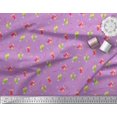 thumbnail image 3 of Soimoi Modal Satin Fabric Straw & Juice Beverages Print Sewing Fabric Yard 42 Inch Wide, 3 of 3