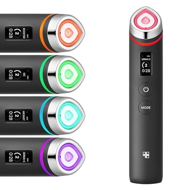 Medicube Age-R Booster Pro - 6-in-1 Total Care LED Indication Device for Enhanced Absorption, Radiance,Elasticity,Facial Contouring,and Pore Care with 4 Modes - Korean Skin Care