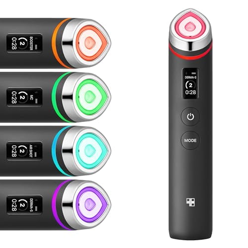 Medicube Age-R Booster Pro - 6-in-1 Total Care LED Indication Device for Enhanced Absorption, Radiance,Elasticity,Facial Contouring,and Pore Care with 4 Modes - Korean Skin Care