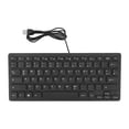 thumbnail image 2 of 78 Keys Ultra Thin Keyboard, Splash Proof USB Wired Keyboard, Plug & Play, Compact English Bilingual , for Home Office, 2 of 7