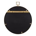 thumbnail image 4 of Kate and Laurel Tabb Round Framed Mirror, Gold 24x28, 4 of 8