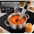 thumbnail image 3 of Immersion Blender, 1100W 5-in-1 with Variable Speed, Chopper, Whisk & Frother, 3 of 5