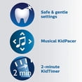 thumbnail image 2 of Philips Sonicare for Kids Bluetooth Connected Rechargeable Electric Toothbrush, Blue, HX6321, 2 of 9