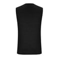 thumbnail image 5 of JDQJBZ Débardeurs Sans Manches pour Hommes Été Couleur Unie Tricot Col Ras du Cou Hauts Sans Manches Extensibles, 5 of 5