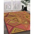 thumbnail image 3 of Ahgly Company Tapis d'Intérieur Rectangulaire Transitionnel Lavable à la Machine, Brun Caramel, 6 Pieds x 9 Pieds, 3 of 7