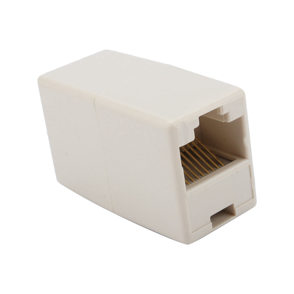 RJ45 Coupler Ethernet Cable Extender, CAT 5 5E Ethernet Lan Cable Joiner Coupler Connector, 1PCS