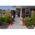 thumbnail image 2 of Red Stanchion Kit 2 IN Dia Pole 6 Pk, 2 of 2
