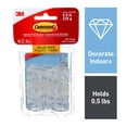 thumbnail image 1 of Command Mini Decorating Clips, Clear, 18 Hooks, 24 Adhesive Strips, 1 of 9
