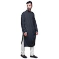 thumbnail image 3 of Atasi Ethnic Kurta For Men Solid Fashion Men Long Sleeve Kurtas Shirt, 3 of 7