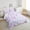 Purple Teal, variant on YST Kids Floral Bedding Yellow And Pink Floral Print Comforter Set Full Size For Girls Watercolor Flower Girls Bedding Comforter Sets Kawaii Flower Decorations Duvet Set 3 Pieces