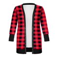 thumbnail image 2 of Femmes Noël Cardigan à Manches Longues Mi-Longues Outwears, 2 of 3