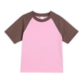 thumbnail image 1 of LLYWEY Girls T-Shirt de Baseball pour Filles, Chandail Raglan pour Enfants, T-Shirt Décontracté à Col Rond et Manches Courtes pour Enfant, T-Shirts Doux pour Tout-Petits pour Adolescentes de 3 à 14 Ans, Tunique à Enfiler, Hauts Roses 12T, 1 of 7